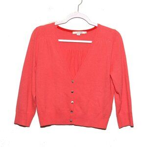 Boden Cashmere Cropped Cardigan Sweater Size 8